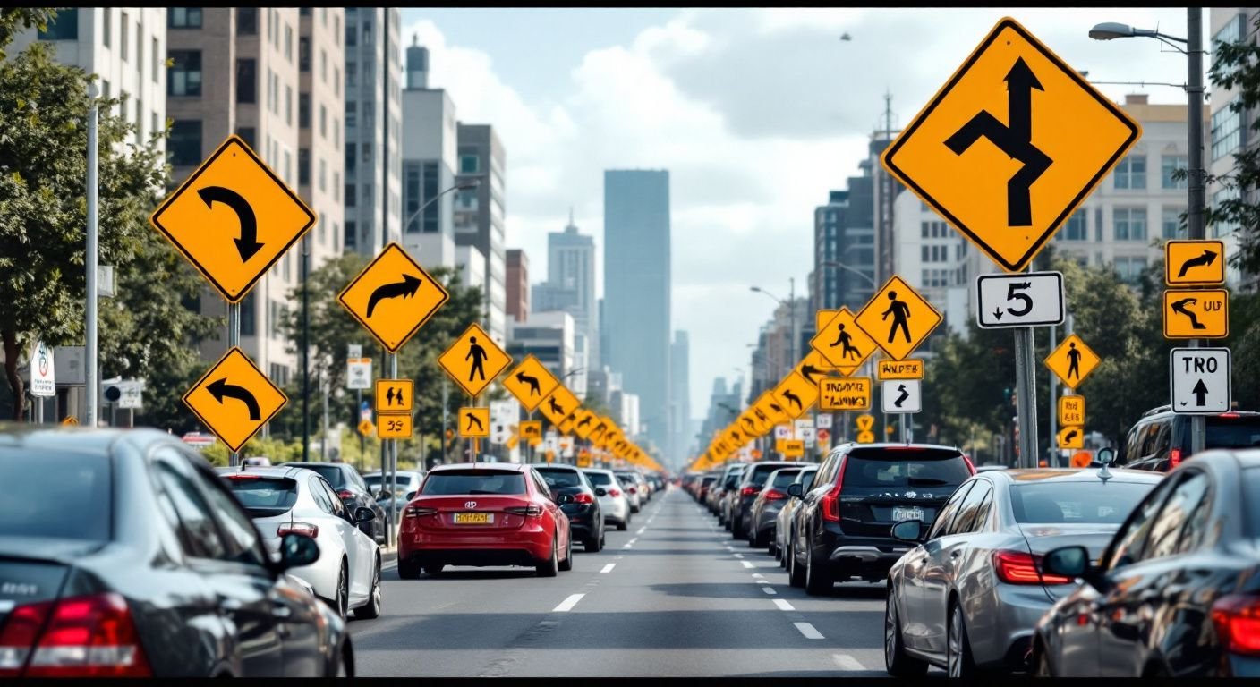 funny signs of traffic jams